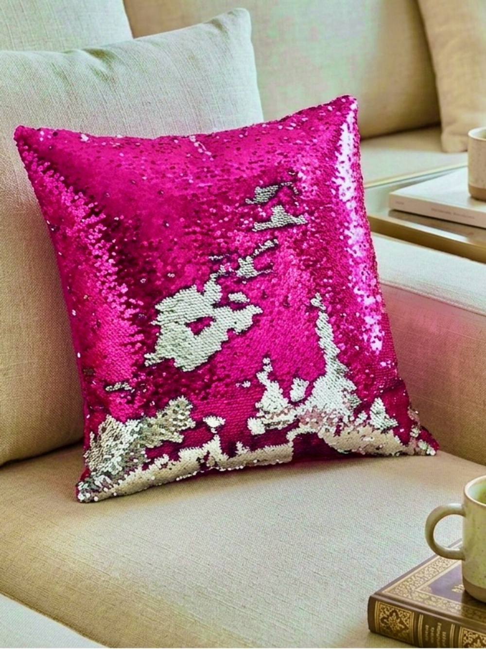 SEQUIN PLAYFUL DECORATOR PILLOW